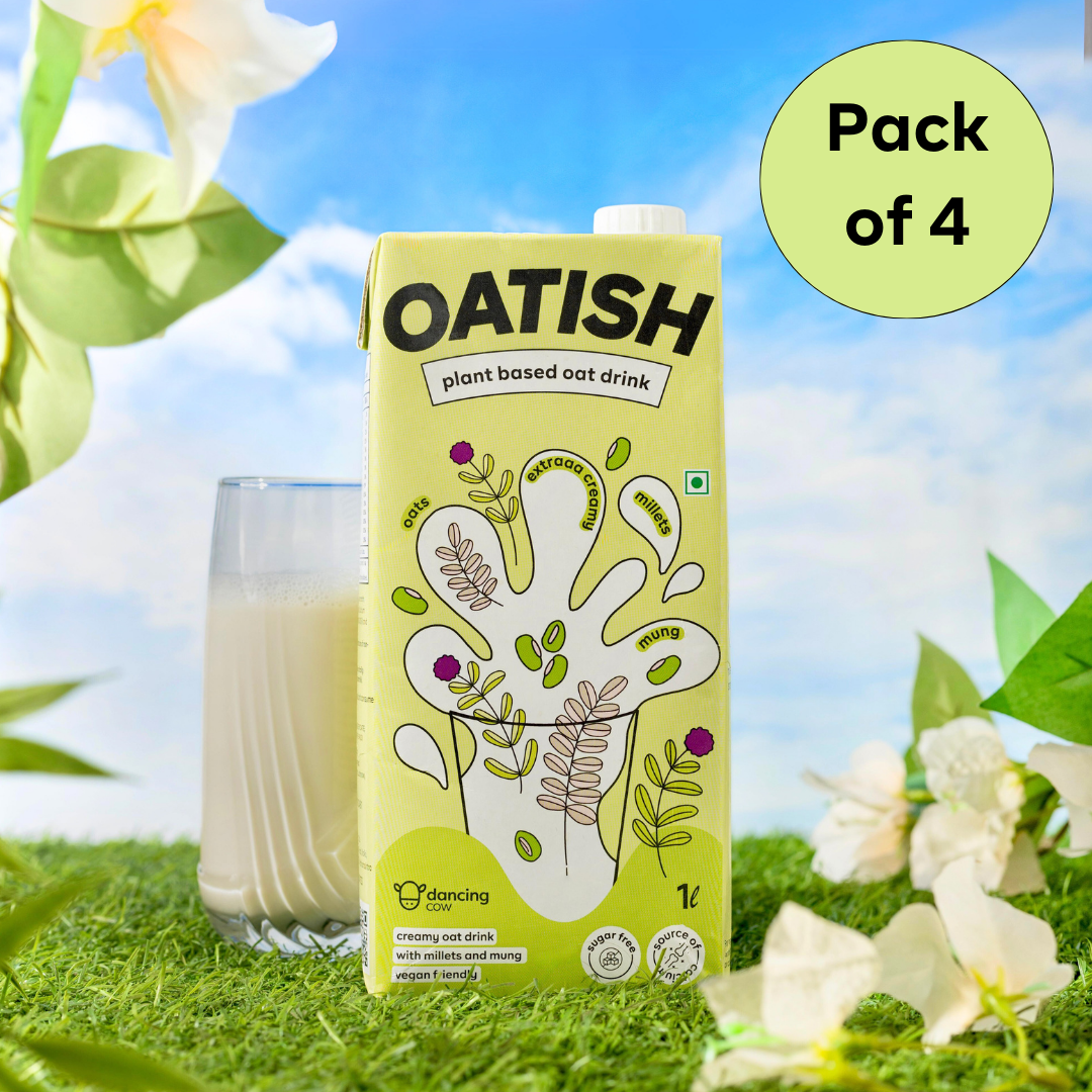 Oatish Extra Creamy- Plant Based Oat Milk- Pack of 4