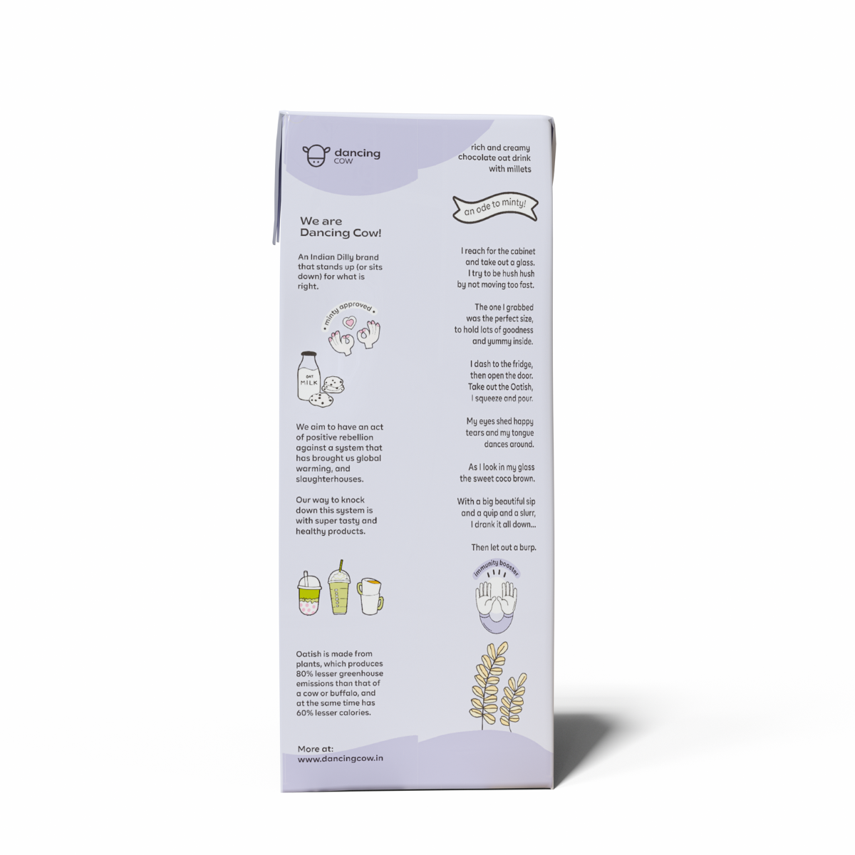 Oatish Chocolate: 180 ml | Plant Based Oat Milk