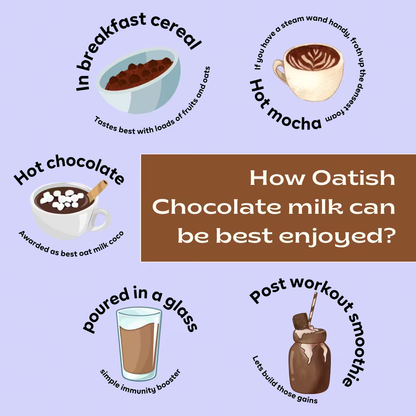 Oatish Rich Chocolate - Plant Based Chocolate Oat Milk