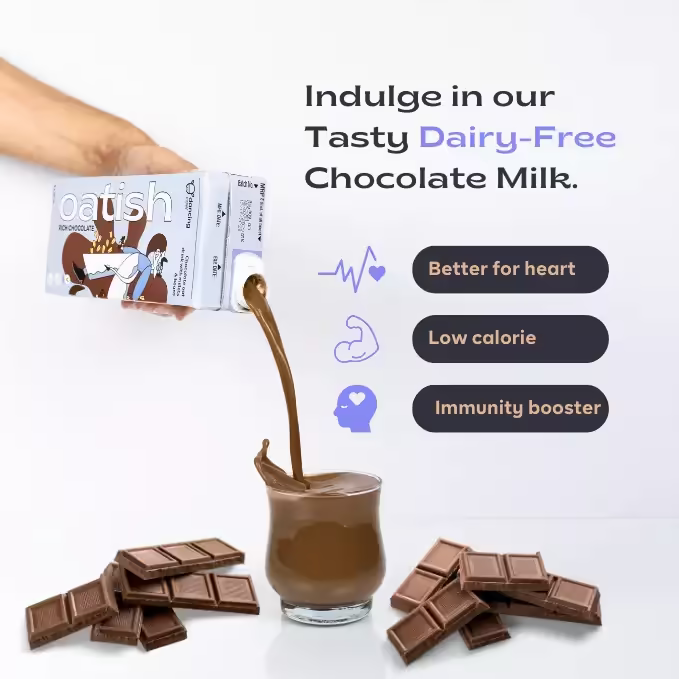 Oatish Rich Chocolate - Plant Based Chocolate Oat Milk