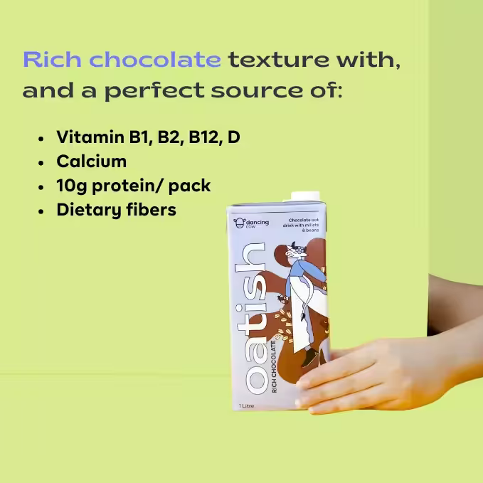 Oatish Rich Chocolate - Plant Based Chocolate Oat Milk